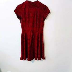Xhilaration, red lace dress